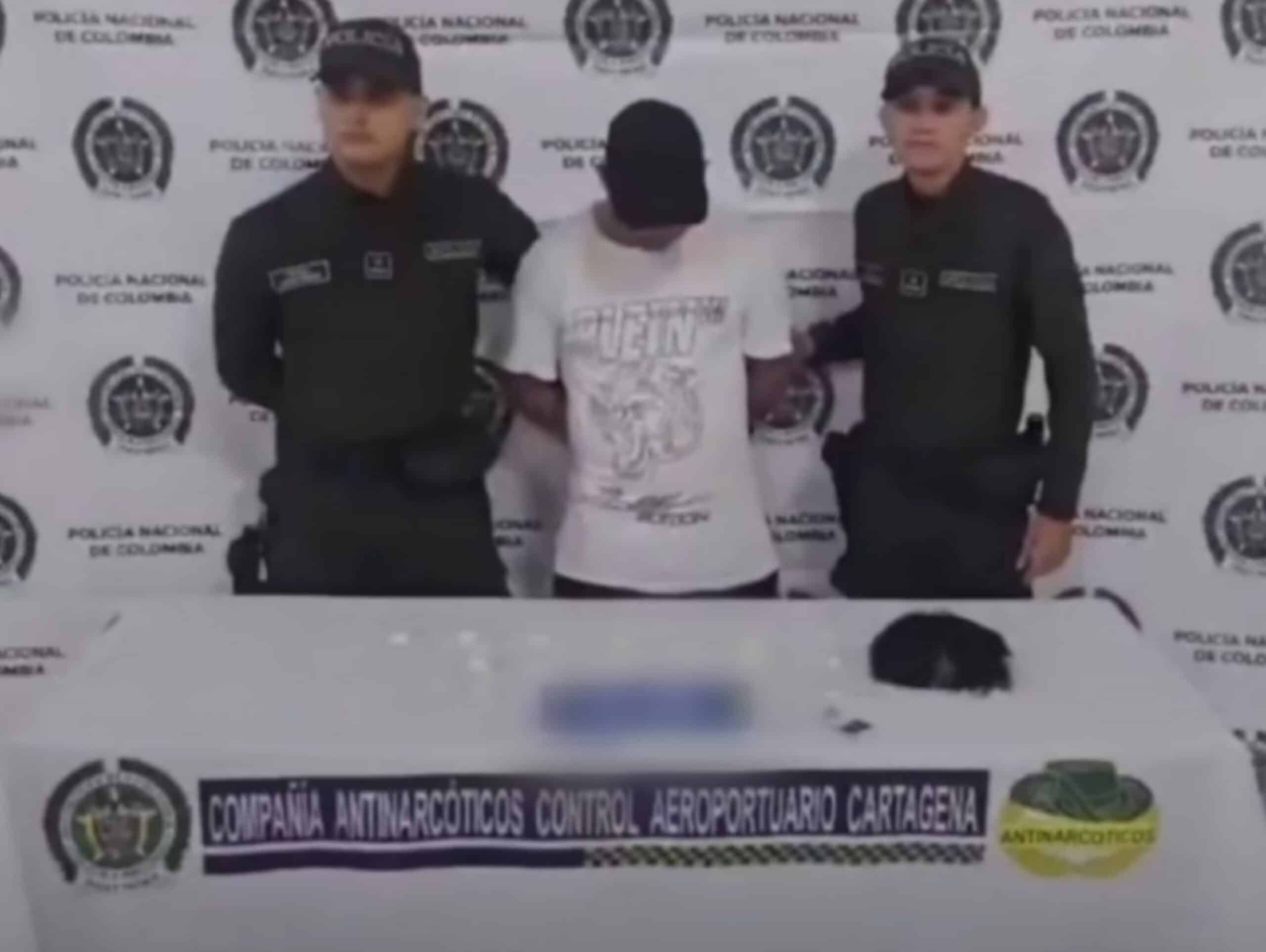 Hombre es detenido en aeropuerto con sustancia prohibida oculta