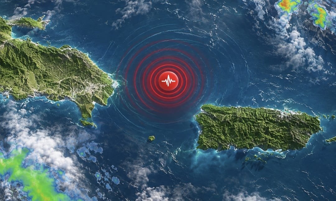 Se registra temblor de magnitud 3.2 entre República Dominicana y Puerto Rico